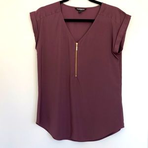 Express Zip Front Gramercy Tee